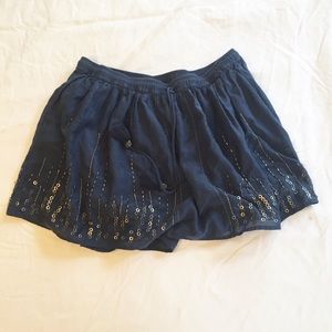 American Eagle Sequined and Beaded Skirt Size S